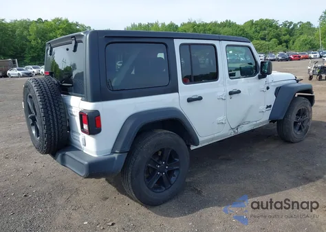 2020 Jeep Wrangler Unlimited Sport z USA, uszkodzony, nr VIN 1C4HJXDGXLW339950
